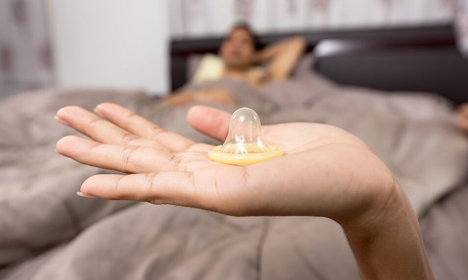 kondom a lubrikant při vzrušení