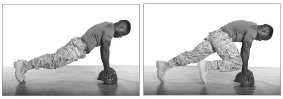 Plank s pokrčením kolen – vylepšená verze klasického cviku
