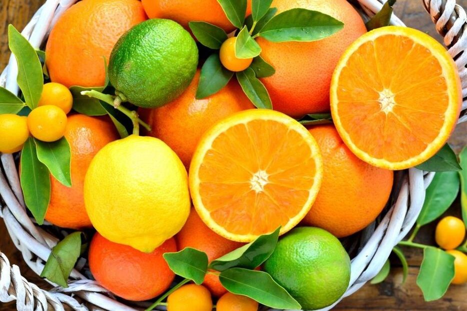 pomeranče a citrony pro potenci